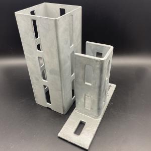 China Heavy Load Metal Steel 120x100x4mm Square Channel wholesale