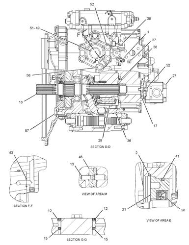 3390514 PUMP GP-MAIN HYDRAULIC Parts scheme