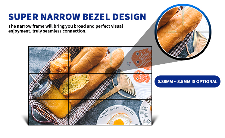 BOE SAM LG 55 Inch LCD Video Wall Display For Indoor Conference Room
