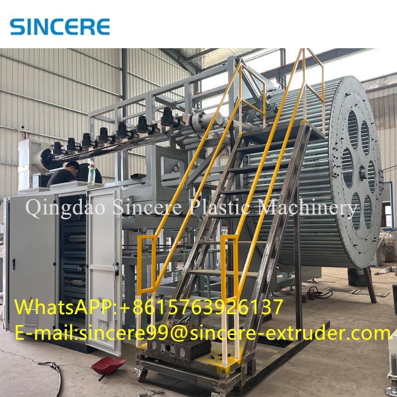 HDPE PPH Spiral Chemical Storage plastic Water Tank Making Machine Extruder