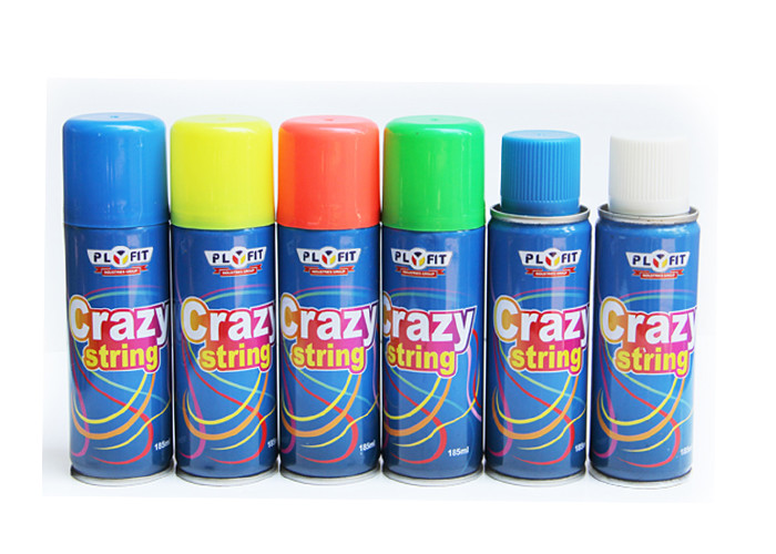 Wholesale Custom Logo Color Crazy Silly String Eco-Friendly Party Aerosol Spray