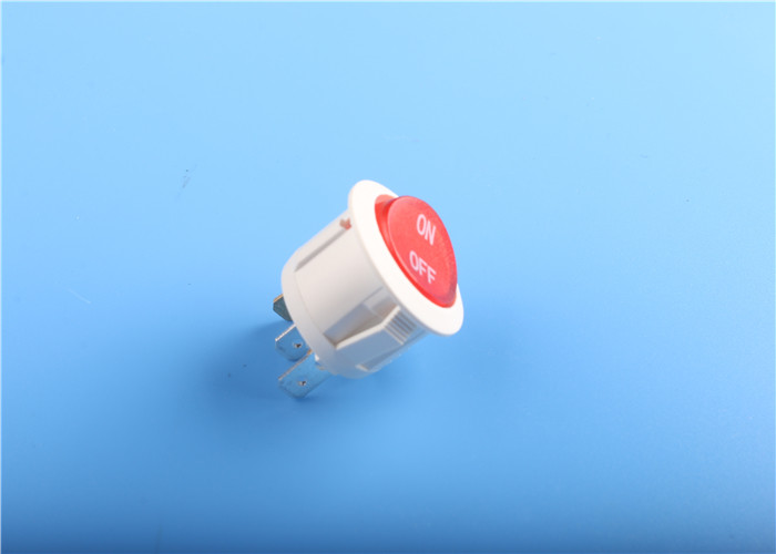 Mini Button Red Round Rocker Switch On Off For Small Home Electrical Appliance