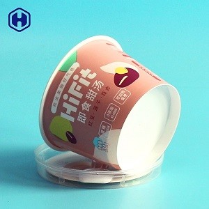 Hot Soup Plastic Coffee Cups Heat Resistant Instant Food Packaging