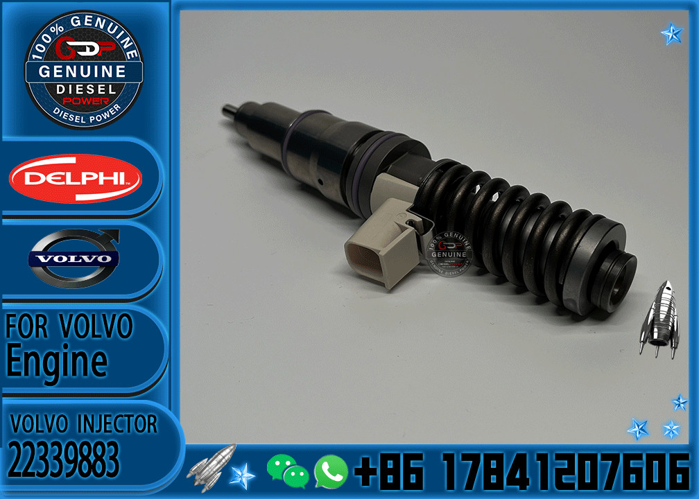 Reman Fuel Injector 22339883 22325866 BEBE4D48001 3801617 For Volvo Penta TAD1140VE TAD1151VE TAD1152VE TAD1141VE TAD1142VE