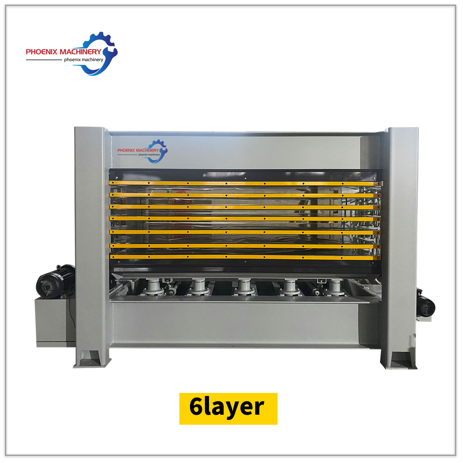 5 Working Layers 5layer Veneer Wood Door MDF Hydraulic Hot Press Machine for Door Making
