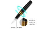 Black Semi Permanent 3R Eyebrow Tattoo Machine With Touch Screen
