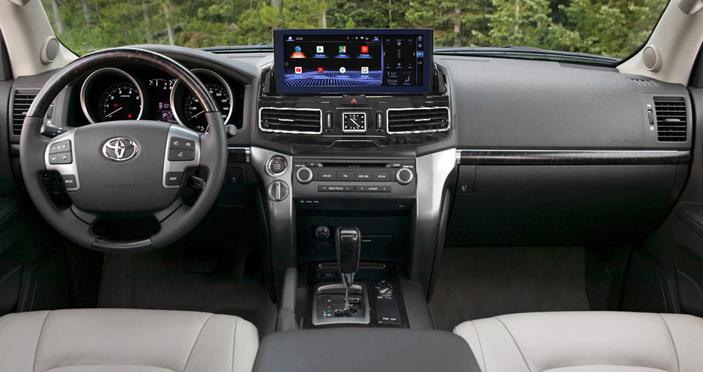 12.3inch Android Carplay Car radio For Toyota land Cruiser LC200 Multimedia Player Stereo Android GPS Navigation Carplay