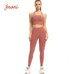Acid Wash Athletic Wear Set High Impact Sports Bra 100% Squat Proof Pocket