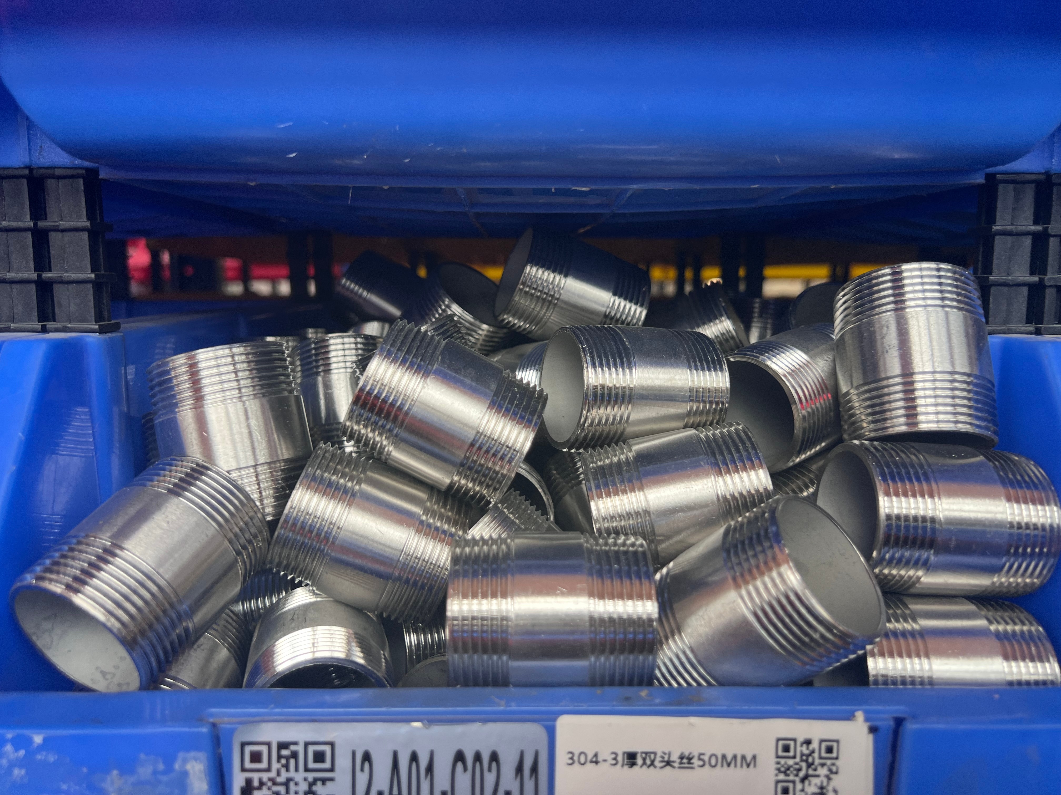 Plumbing Materials Stainless Steel Long Barrel Nipple Union Type Male SS Double Pipe Nipples