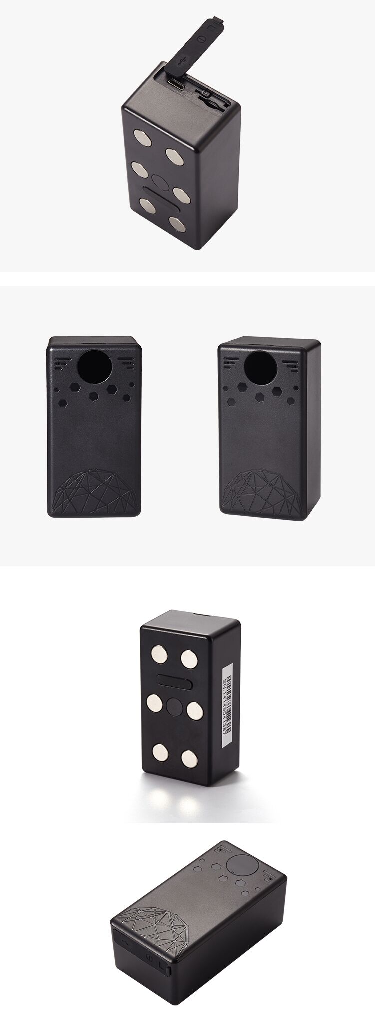 DC 4.0V Long Life Standby Light Sensor Asset GPS Tracker , 1900MHz Machinery Gps Tracker