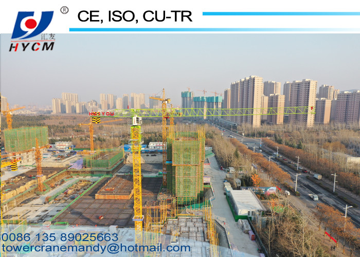 Brand New Model Tower Crane PT5515 Topless Tower Cranes 55m Tower Crane Jib Length 6tons Self Climbing Crane