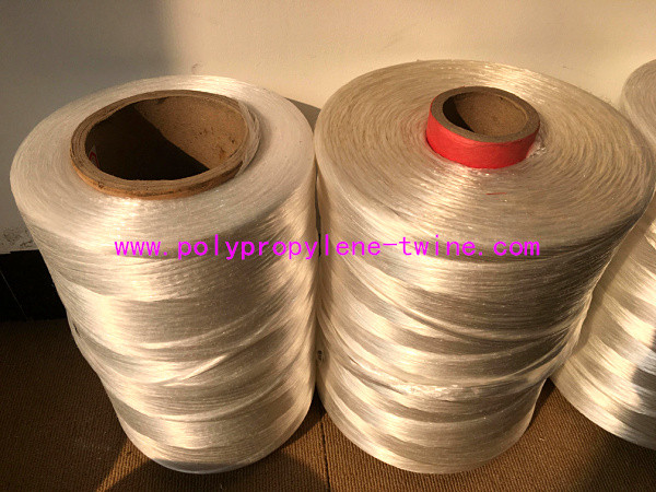 Acid Proof 100% Virgin Material PP Fibrillated Yarn , Flame Retardant Fillers