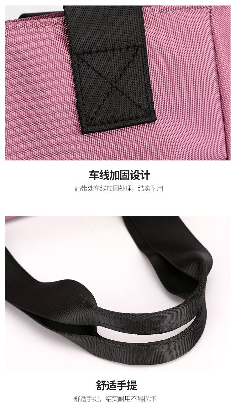 Women'S Waterproof Nylon Tote Bag Custom Logo Ladies Handbags Zipper