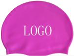 Water Sports Silicone Rubber Parts , Dry Hair Cute Swim Caps For Black Women
