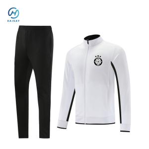 China Unleash Your Potential with Our White Football Training Tracksuit Team Logo Included wholesale