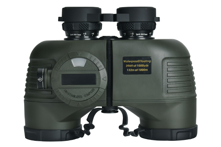 Outdoor Sports Binocular with Illumination and Compass 50mm Objective Diameter