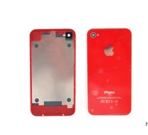 China Conversion kit Mobile Iphone 4S Repair Parts Red Back Cover / Glass wholesale