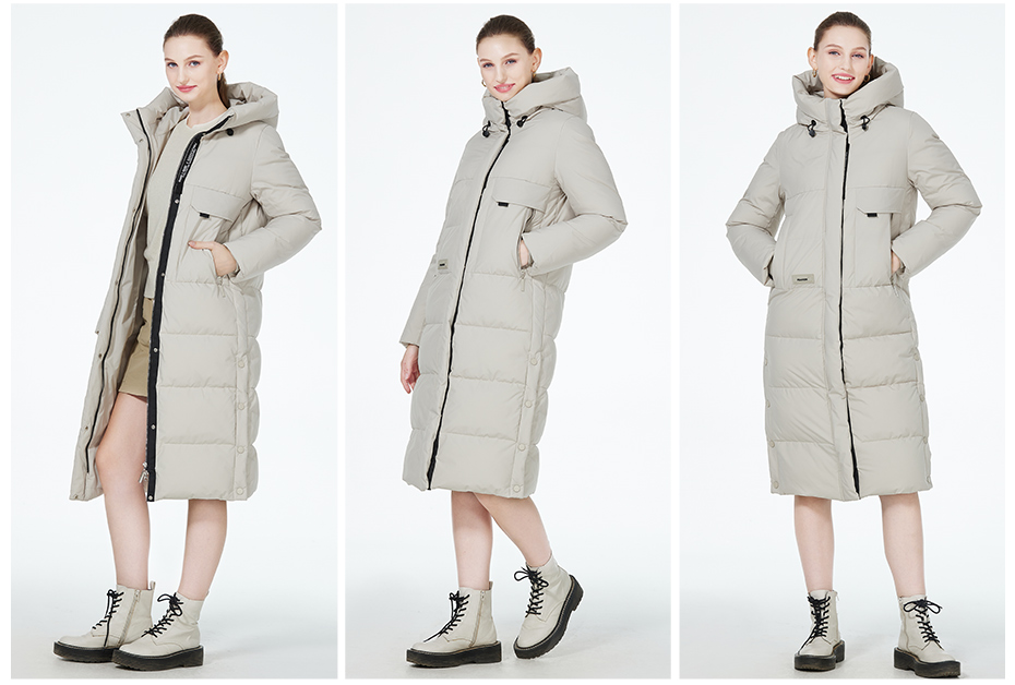 Stay Fashionable and Warm with Our Woman Winter Coat Long Down Jacket for Cold Winters