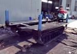 Powerful Diesel Engine Steel Crawler Motorized Carrier For Dumping Truck