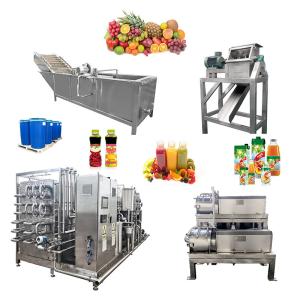 China Automatic Juice Production Line 60-4000 t/d Stainless Steel wholesale