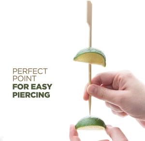 China Catering Bamboo Food Picks Sticks For Barbecue Food 100pcs wholesale