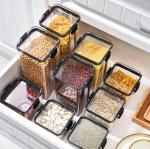 Kitchen PET Plastic Pantry Storage Containers For Food Organization 460ml 700ml