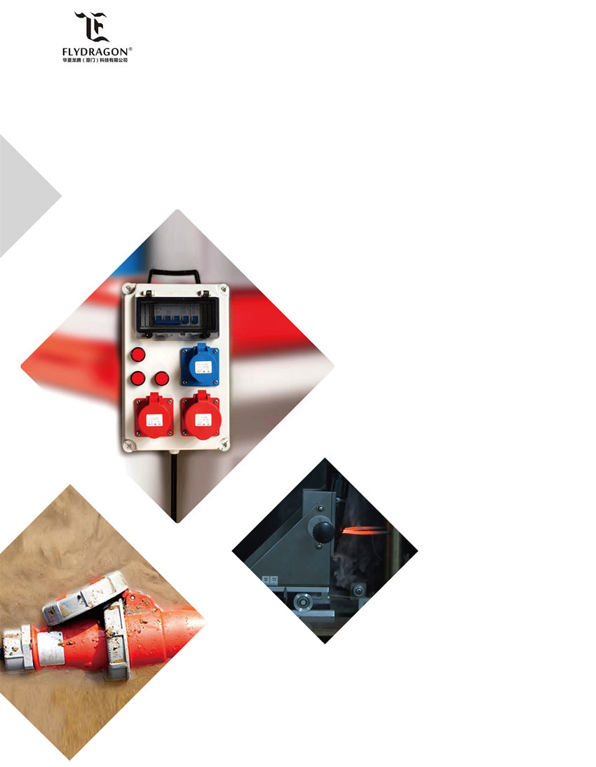 IP44 IP67 3Pin Outdoor Power Distribution Equipment Installation Connector