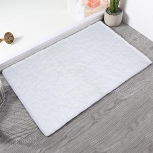 China D4 Microfiber Tufted Anti Slip Sponge Backed Shaggy Bathroom Mats wholesale