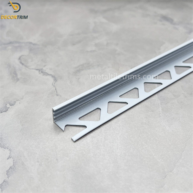 Aluminum Tile Profile Metal Tile Trims 10mm×0.8mm×2300mm