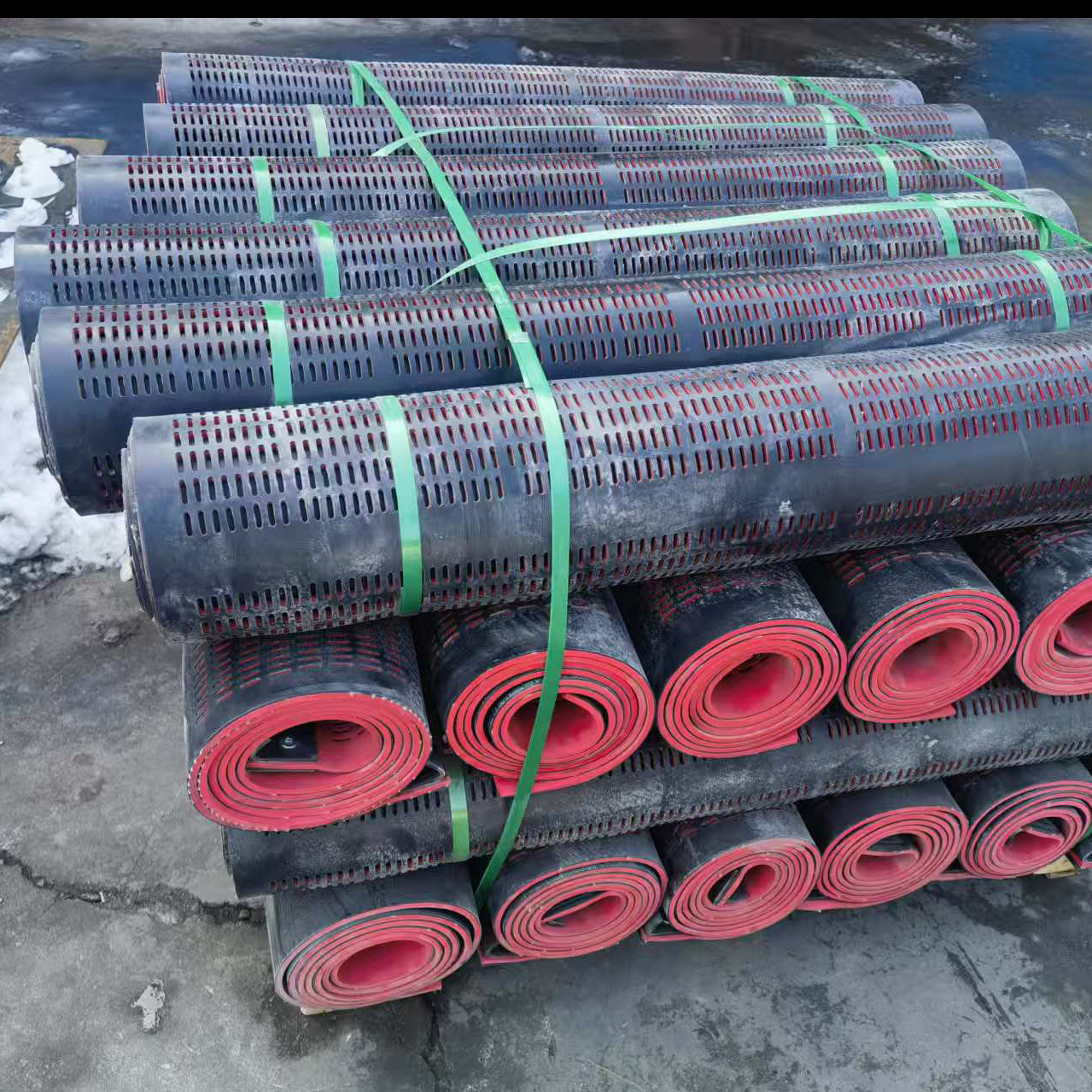6mm Thai Rubber Self-Cleaning Screen Mat for Vibrating Screens