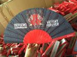 Rainbow Stripes Folding Hand Fan for Event Cruise Club Music Festival Rave
