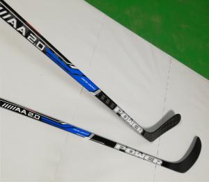 China One Piece Composite Hockey Sticks 50% Fiberglass With Anti Slip Coating wholesale