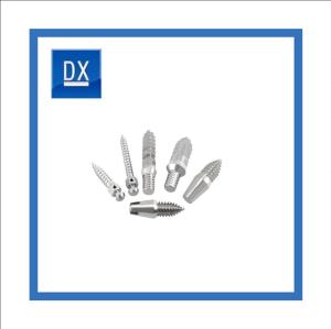 China Medical CNC Machining Titanium alloy Parts Nickel Plated Dental Nail wholesale