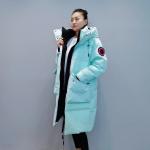 FODARLLOY F23516 Ladies Warm Hooded Cotton-padded Clothes Women Slim Long Winter