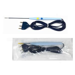 China Blade Tip Retractable Electrosurgical Pencil Silver For Surgical Procedures wholesale