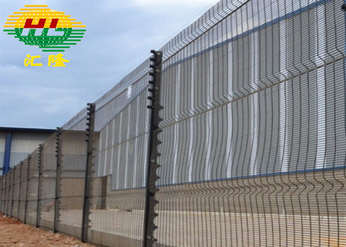3''X0.5'' 4.0mm Welded Mesh Fence 358 Airport Security Low Carbon Steel