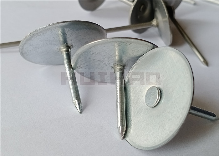 Carbon Steel Di Electric Cup Head Pins For Fixing Fiberglass Insulation On Metal Ductwork