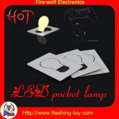 China red, blue, green, white, orange ABS Credit Card Light Bulb / LED Card Light wholesale
