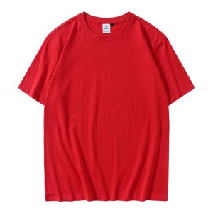 China Round Neck Plain T Shirts Cotton 240gsm Thick Round Neck Shirt For Ladies wholesale