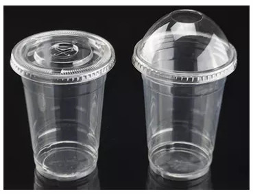 Cold Drinking Biodegradable PLA Cups Compostable Corn Starch Plastic Smoothie Cup
