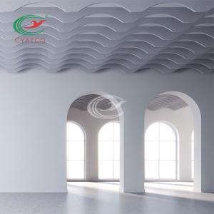 China SGS Polyester PET Acoustic Ceiling Panels Harmless Mildewproof wholesale
