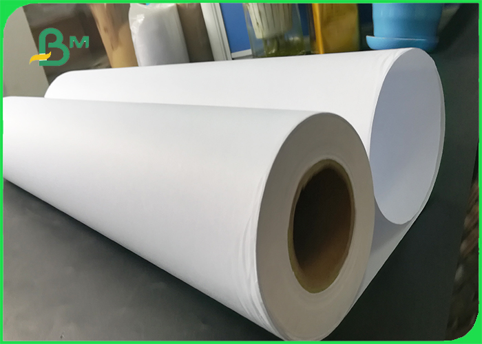 FSC Certified Smooth 60gsm 80gsm Plotter Paper For Garment Factory
