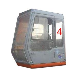 China DOT HITACHI Excavator Glass Left Door Rear Position NO.4 wholesale