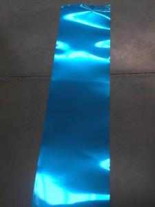 China 8011 H24 0.14mm*200mm Blue Colored Hydrophilic Finstock Coated Aluminum / Aluminium Foil wholesale