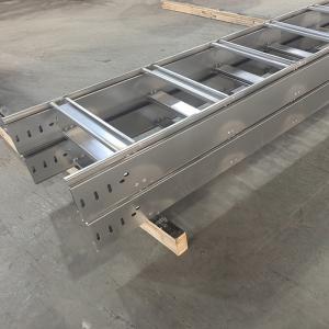 China Low Maintenance Aluminum Ladder Cable Tray Durable Electrical Cable Trough wholesale
