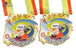 Personlized Metal Award Medals Colorful Filled Medailles 88.9*3MM