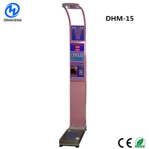 China Clinical Coin Operated Scale , Digital Body Weight Machine With Blood Pressure &amp; Body Fat wholesale