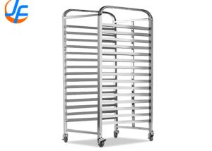 China RK Bakeware China Aluminum Bakery Baking Tray Trolley High Standard Knocked Down Baking Tray Rack wholesale