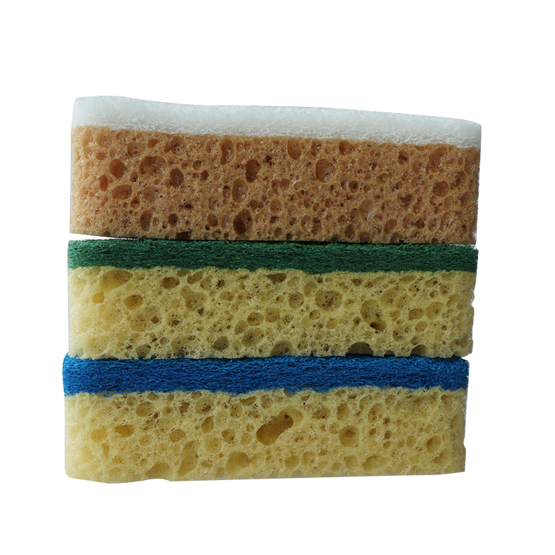 Customised Kitchen Cleaning Sponge Erosion Resistant Space Saving Easy Storage