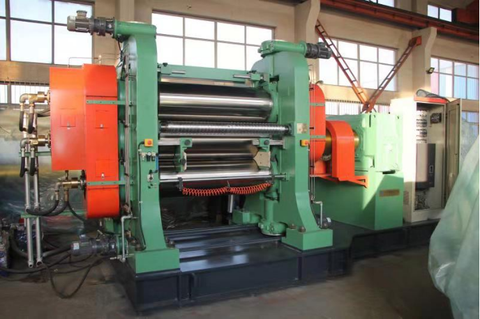 Chilled Cast Iron Rollers Rubber Calender Machine for Blue/Green Rubber Production
